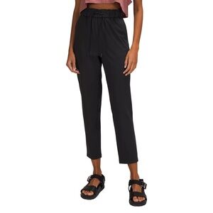 Lululemon Stretch High-Rise Pant 7/8 Length in Black Size 10